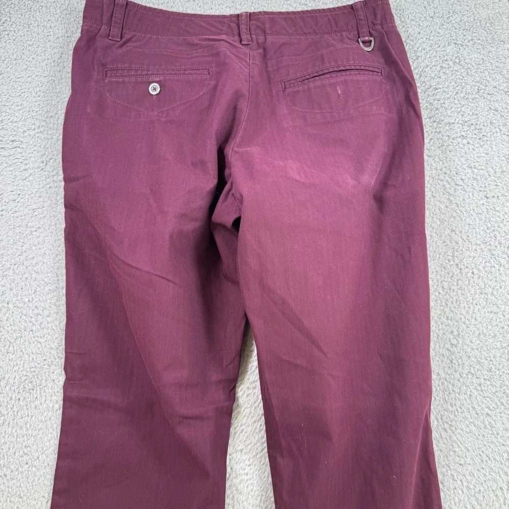 Under Armour Mens 34x31 Maroon Herringbone Chino Pants Straight Leg Stretch Golf